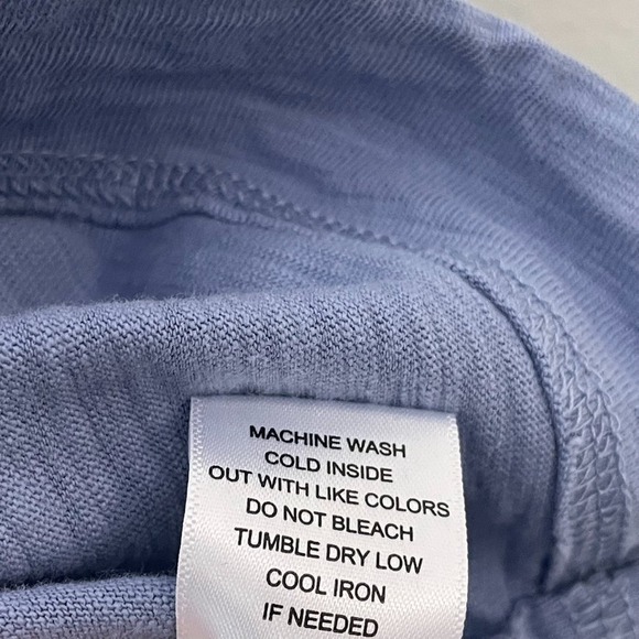 Habitat XL Periwinkle 100% Cotton Pebble Knit 3/4 Sleeve Boxy Top - Picture 6 of 6